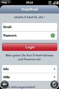 einfacher Login allein mit Email-Adresse und Passwort