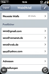 bersicht der Postfcher